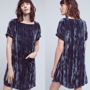 Anthropologie Flores’s Crinkled Velvet Tunic